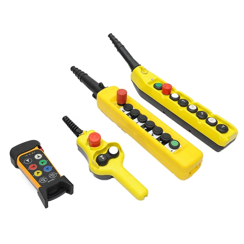 KOMAY High Quality Bridge Crane Push Button Working Plat Pendent Control