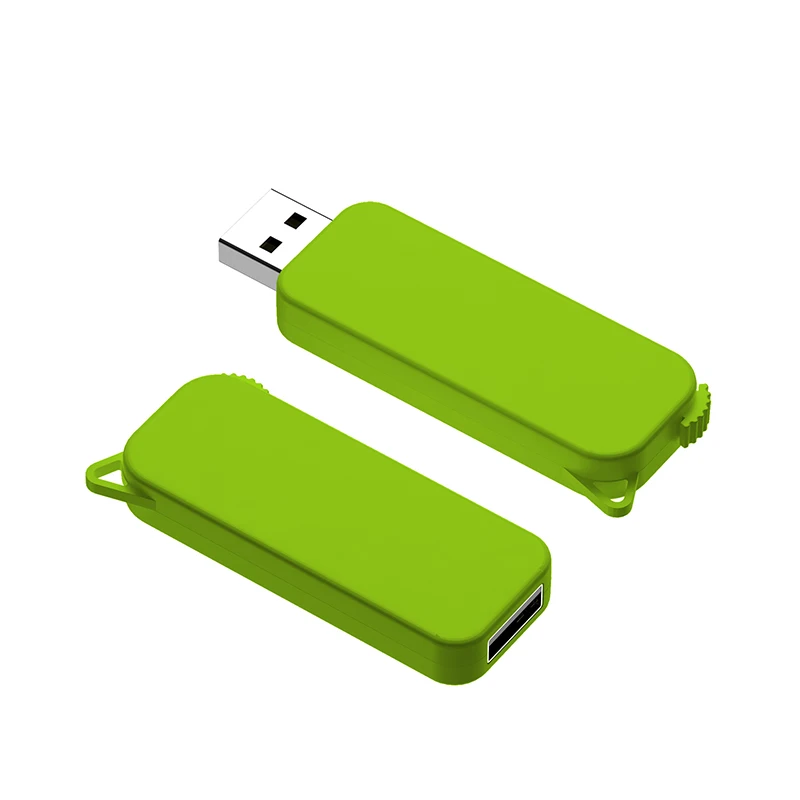 
Plastic USB Sliding Pen Drive With Customized Logo 128GB 64GB For Gift ABS USB Flash Drive 