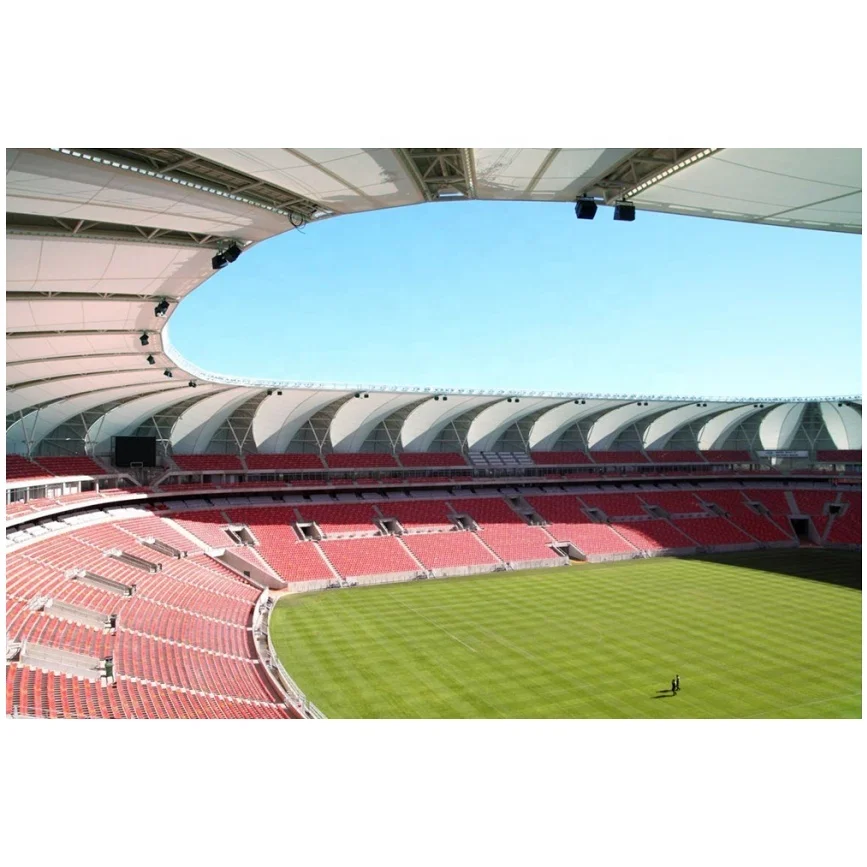 Multiple types of membrane materials for stadium roof  tensile largescale membrane structure architecture structures of membrane
