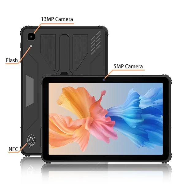 Wholesale industrial tablet support full customize IP67 128gb 10 inch rugged touch tablet computer with nfc