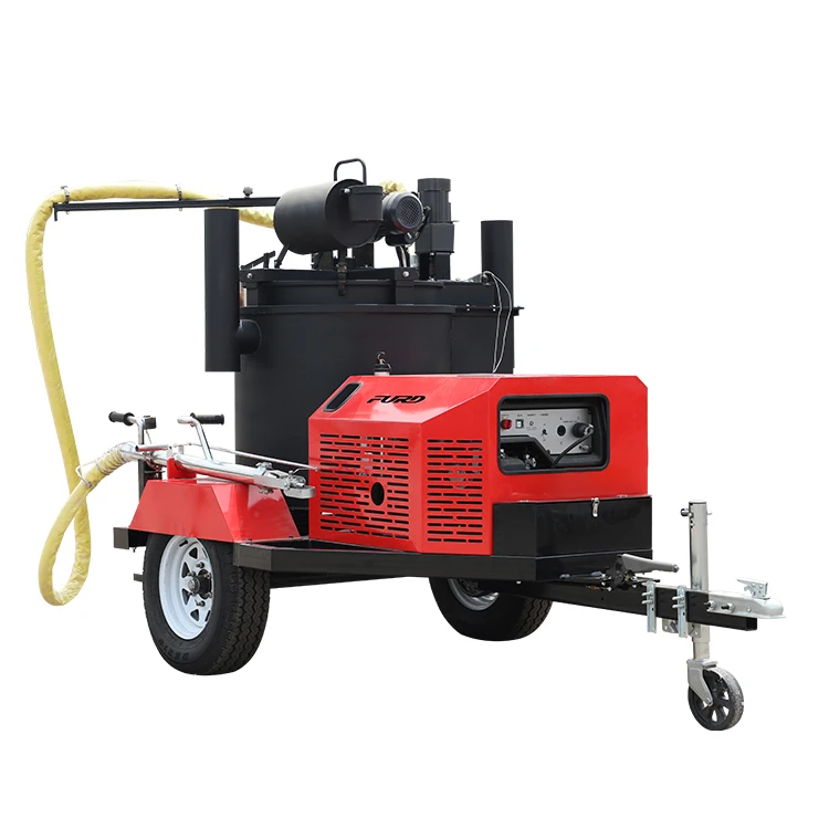200L Road Repairing Machine Asphalt Crack Filling Equipment With Trailer