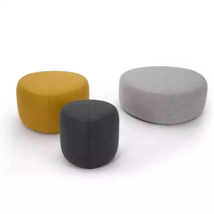 До 2020 нордический стул для ног современный круглый пуфик