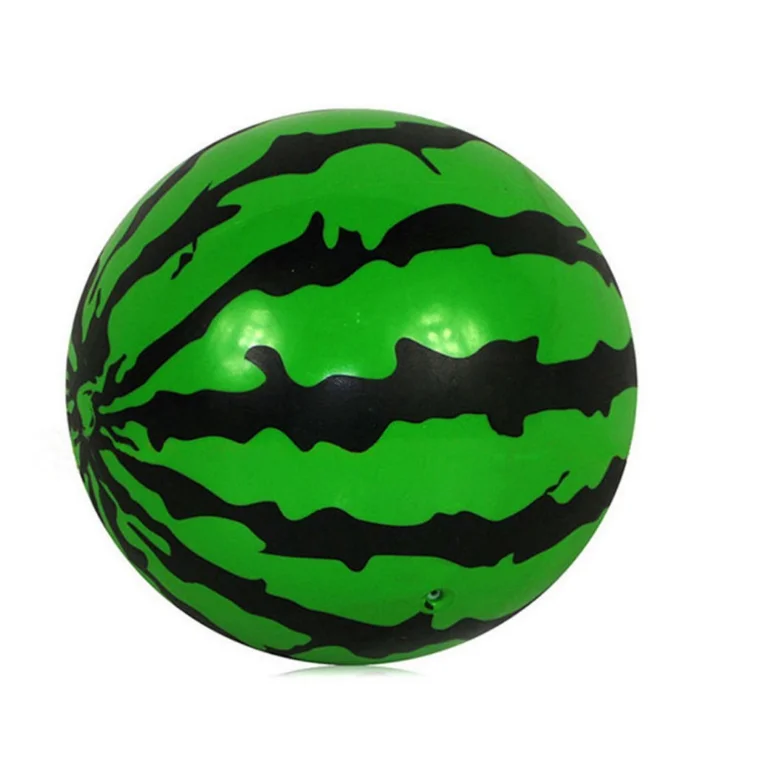 8.5 Inches Pvc Toy Ball Plastic Watermelon Plastic Beach Ball  Fidget Novelty Simulation Environmental Protection Pool Toy Ball