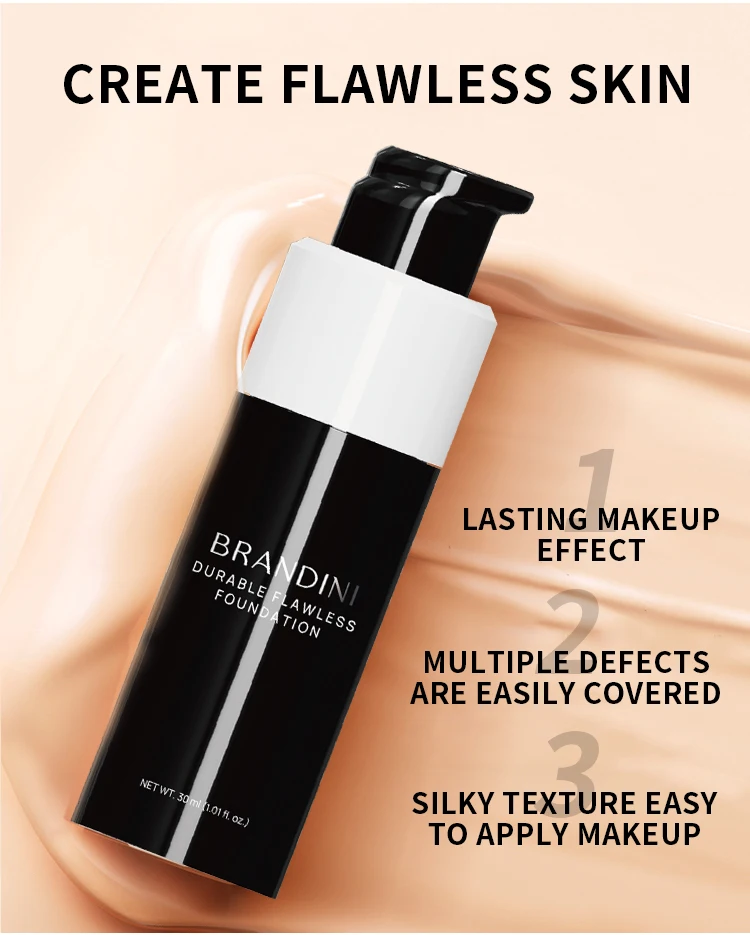 Face Makeup Waterproof Liquid Foundation Beauty Foundation Full Coverage Oil Control Best Foundation