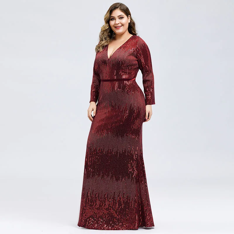A009 в наличии макси платье для матери женское с глубоким v-образным вырезом блестящее свадебное платье для матери с длинным рукавом