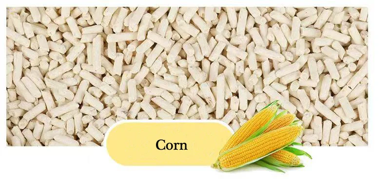 2mm Strip Shape 18L Natural Plant Eco Friendly Spring Cat Flushable Fast Clumping Tofu Cat Litter