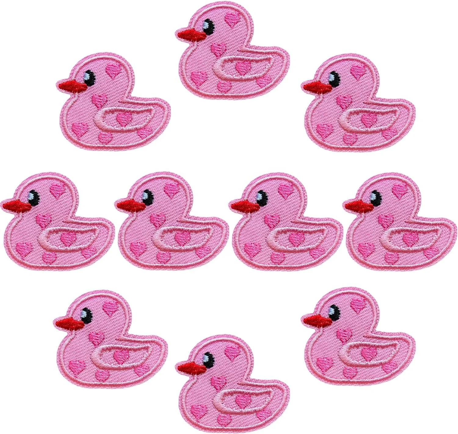 Mini Duck Cute Yellow Tiny Duck Iron On Patch for Clothes Dress Jackets Caps DIY Duck Embroidery Patches Sewing Craft Decoration