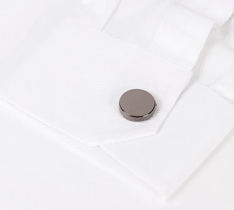 Black Button Cover Factory Wholesale Custom Cufflinks With High Quality