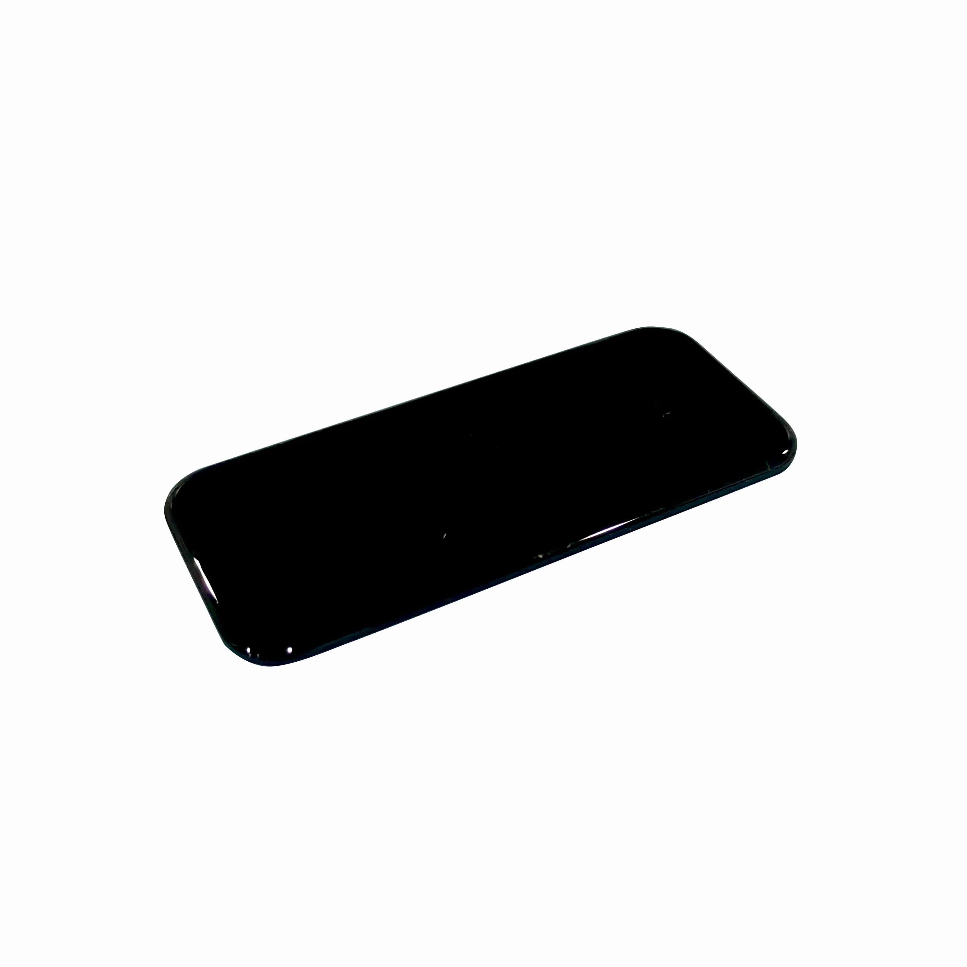 Wholesale customize 2.5D black silk screen printing flat glossy tempered ultra clear cover glass