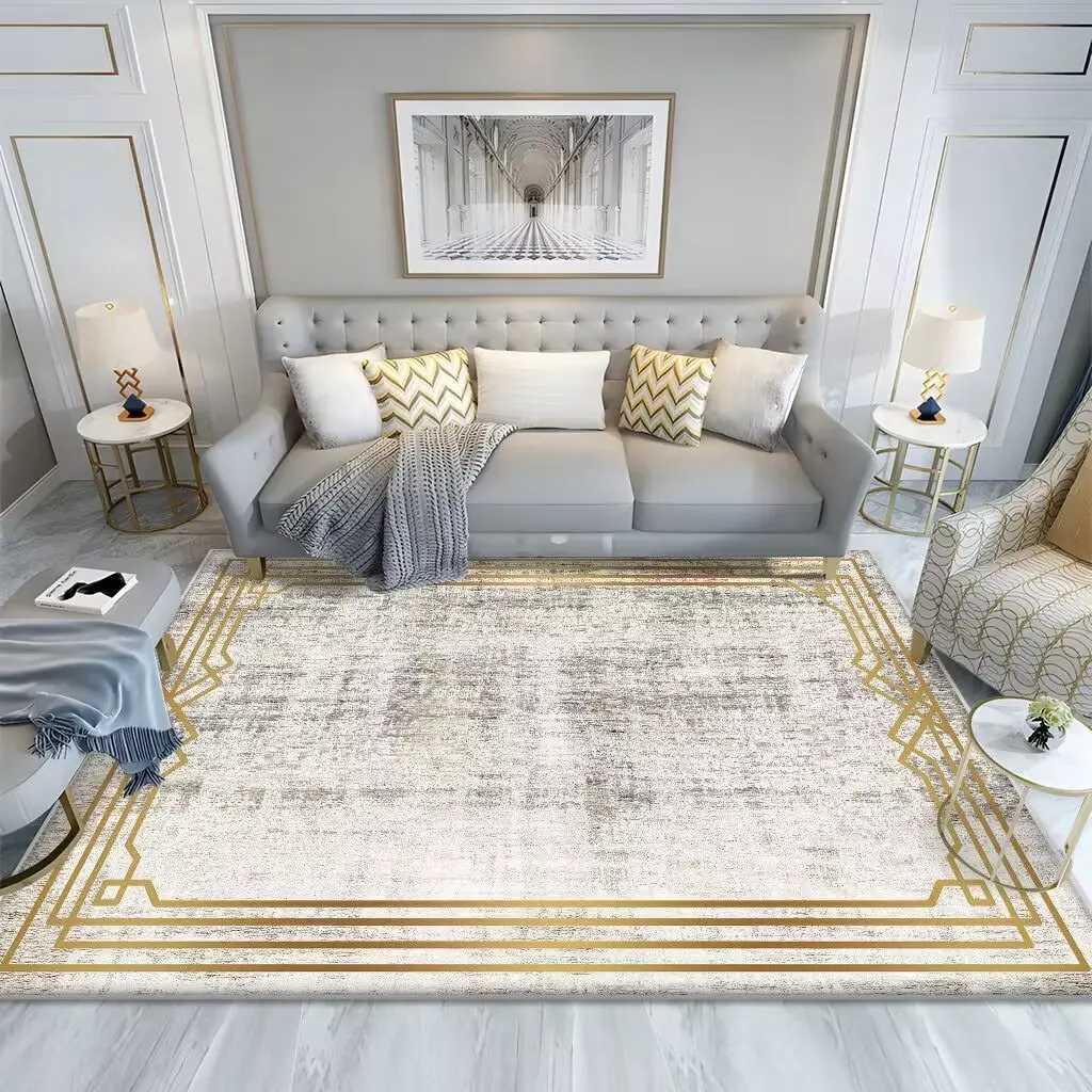 Nordic style modern high luxury living room sofa coffee table bed simple widening and thickening large area custom carpet