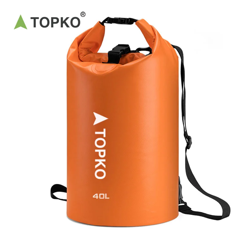 TOPKO Hot Sale Outdoor Dry Bag PVC Waterproof Backpack Water Floating Waterproof Dry Bag