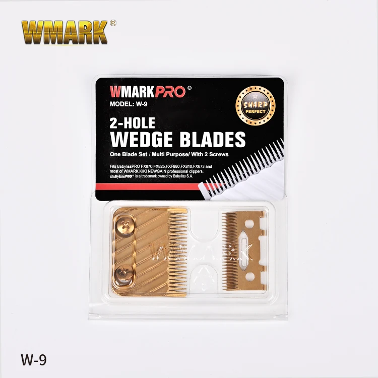 WMARK W-9 Высокое качество нержавеющая сталь 3CR13 Сменное лезвие Набор для волос триммер стрижки
