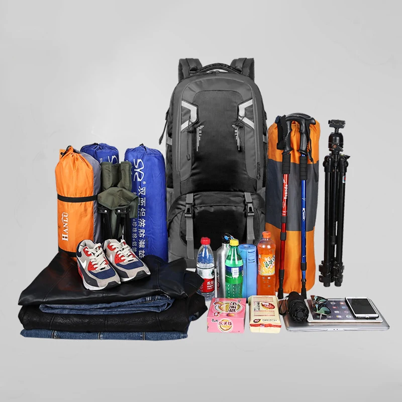 New 40L Lightweight Waterproof Outdoor MultiFunction Camping Backpack For Travelling Hiking Backpacks Camping Bag