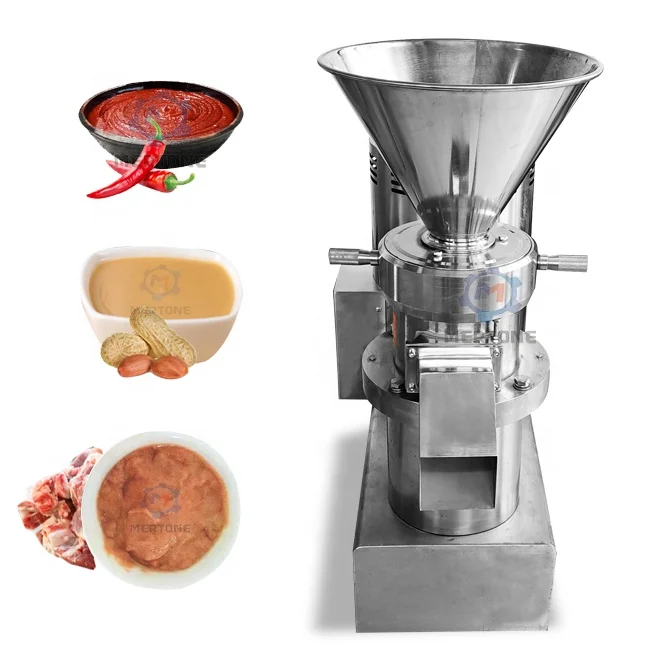 almond milk maker/sesame peanut butter making machine/chilli pepper paste grinding machine sauce colloid mill