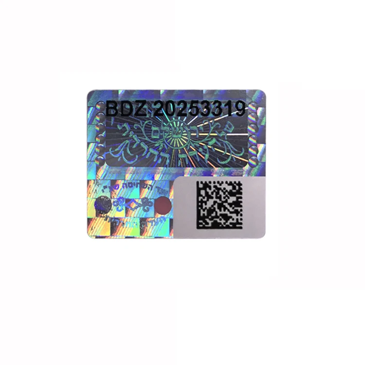 Factory price customized anti-fake authenticity 3d void hologram sticker