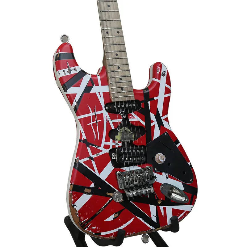 MSC Factory price Electric Guitar Hot selling Eddie VanHalen Striped Ready to Ship OEM Accepted