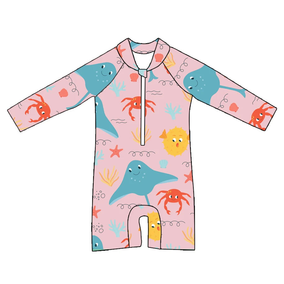 EezKoala One-Piece Swimwear for Infant Baby Boy & Girl 0-3 years, UPF50+ Rash Guard Perfect for Swimming