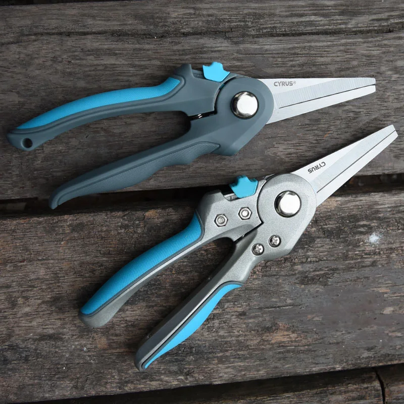 Professional Lock And Spring Design  Stainless Steel Gardening Straight Blade Pruner Shears