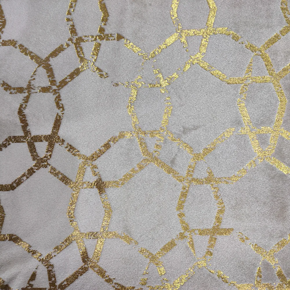 Custom luxury style home textile fabric Italian velvet gilding fabric for curtain