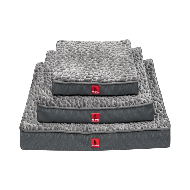 Factory Price Custom Warm Universe Egg-Crate Bamboo Charcoal Removable Square Pet Sofa Mattress Designer Memory Foam Dog Bed