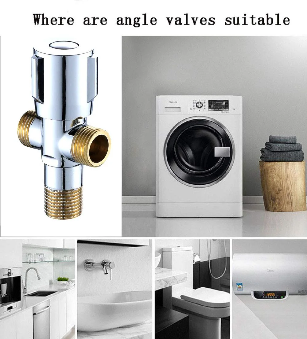 
Wohlesale Faucet Parts Zinc Valve Body Wall Mounted Safety Control Valve Price For Bathroom 