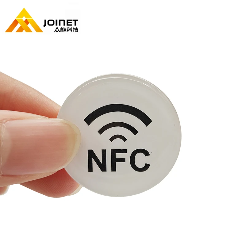 Custom Hot Social Media NFC Epoxy Tag for Sharing Contact information Waterproof NFC Epoxy Stickers