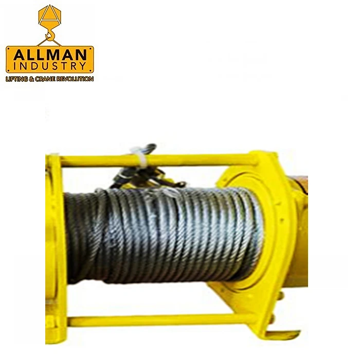 Allman 500kg 60M Lifting Hoist Electrical Small Electric Winch 220V China Portable Winch Electric 240v for hoist