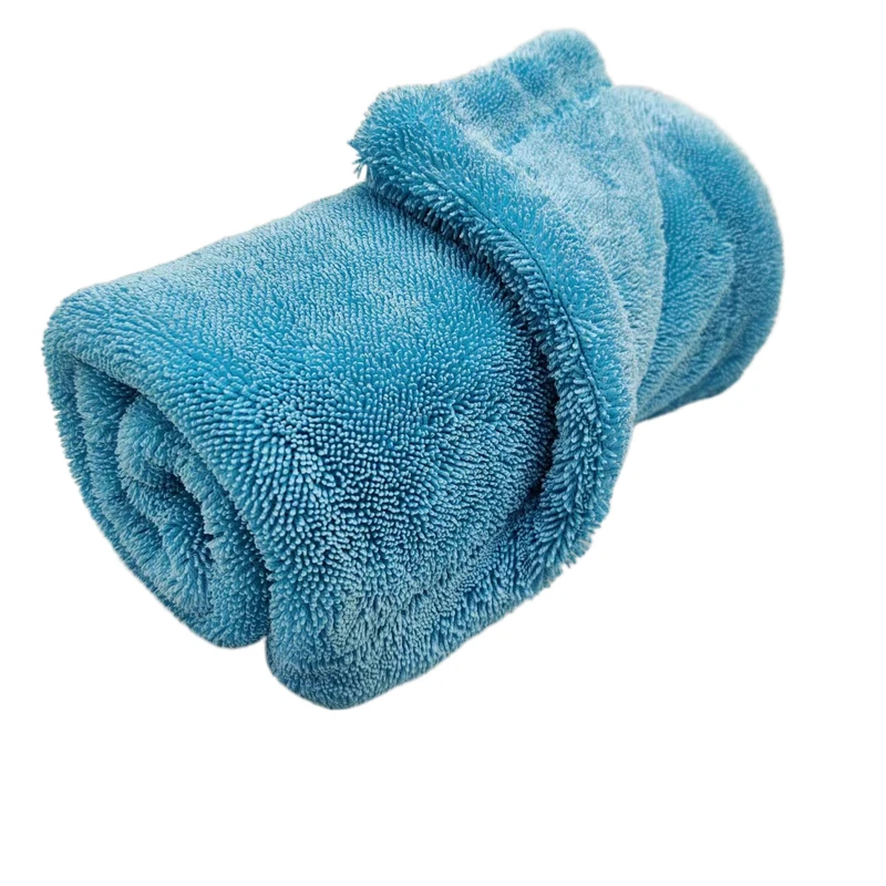 Large Microfiber Towels Car Wash Cleaning Absorbent 1200GSM 90x60 Turkey Twist Loop Drying Clean Used Clothes Towel for Auto