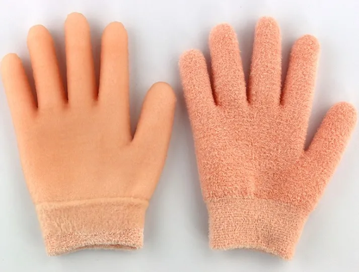 
SPA Moisturizing Full Finger Gel Gloves for Hands Care Spa Socks and Spa Gloves for Dry Cracked Heels and Hand 