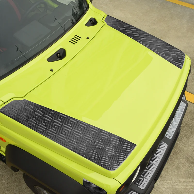 Modified Hood Guard Board Car Cover Decorative Strip For Jimny JB64/JB74 2019 2020 Material 304 Stainless steel
