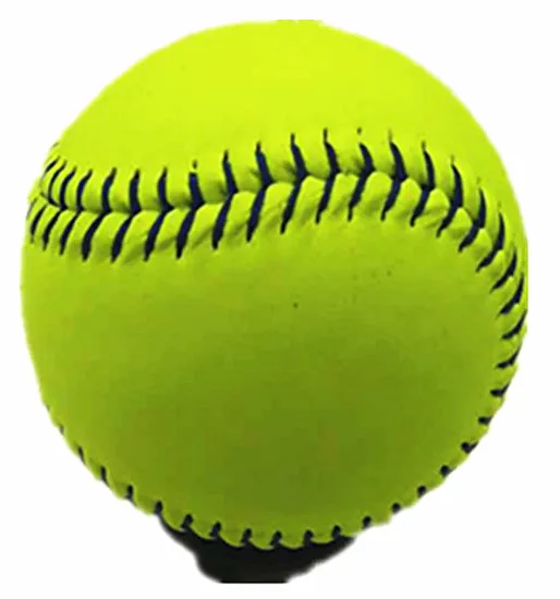11 inch 12 inch split leather  Polyurethane core softballs raised seam professional USSSA  fastpitch softball balls for game