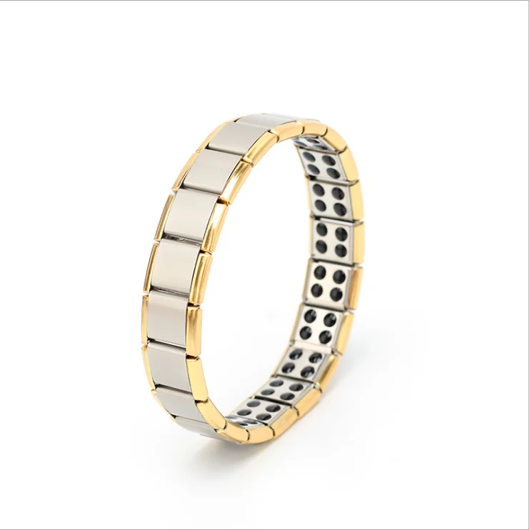 CX31 Balry European and American fashion jewelry popular titanium steel bracelet Stainless steel Mens Magnetic Therapy Bracelet