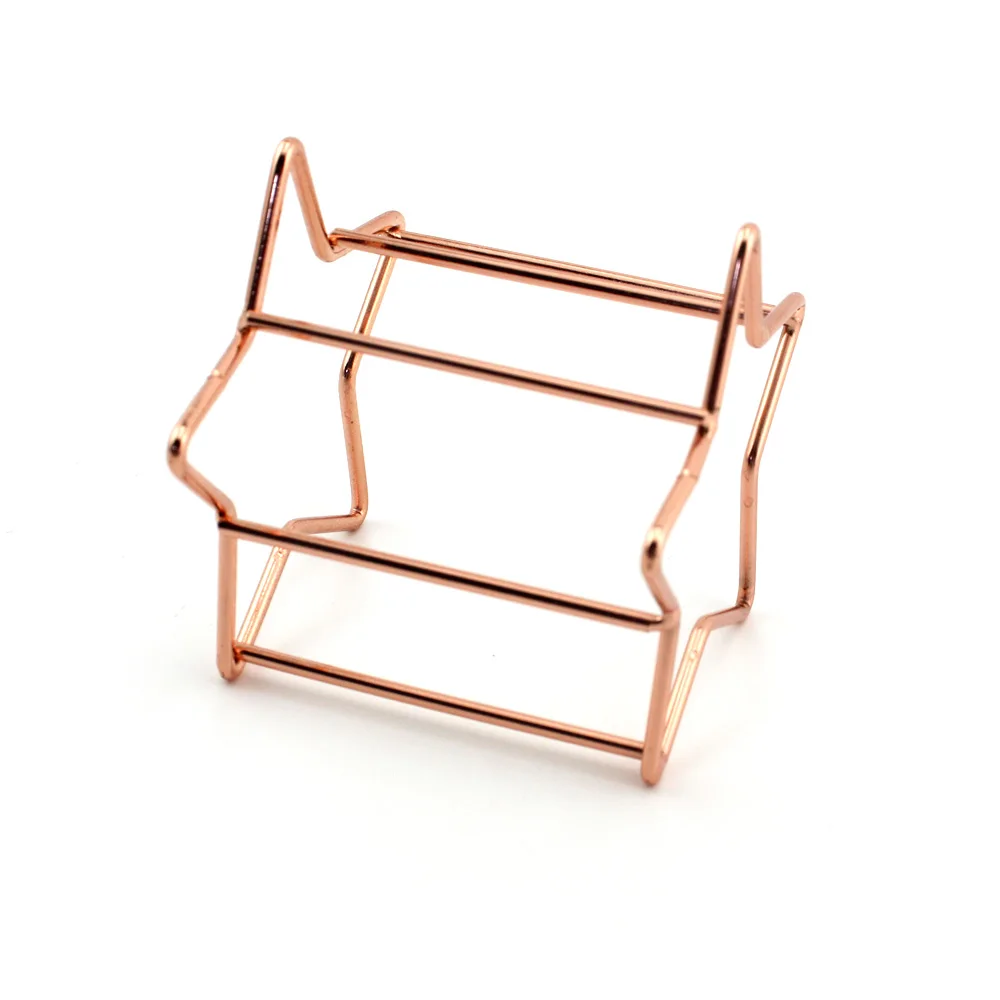 Metal Rose Gold Star shape Beauty Sponge Holder  Display Stand for Dresser  Vanity