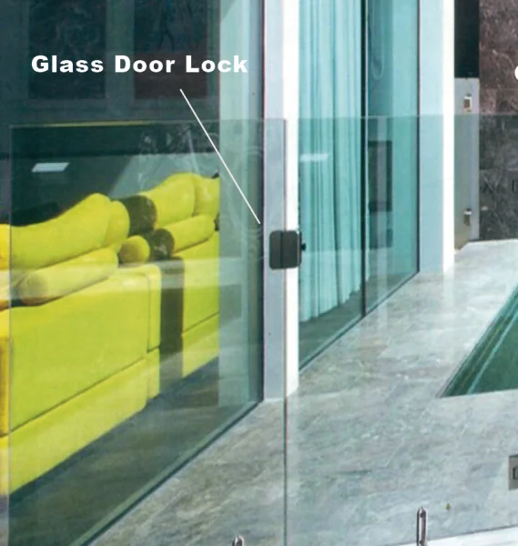 TK-0742  STAINLESS STEEL GRADE 316 SWIMMING POOL GLASS RAILING DOOR LOCK