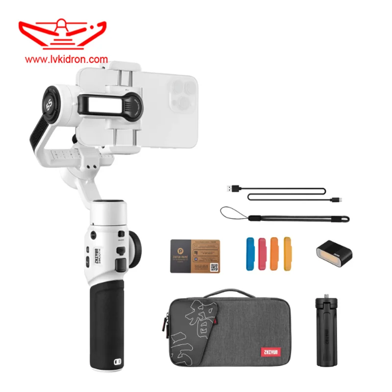 SMOOTH 5S Combo estabilizador de celular mobile phone outdoor live camera zoom 3-axis handheld gimbal stabilizer