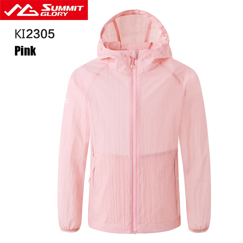 
Custom Children Size Hiking Sun-resistant Jacket Outdoor Clothes For Outdoor Hiking 