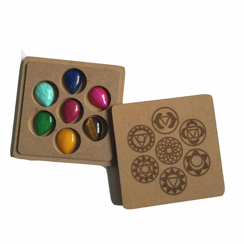 Лечебные наборы из драгоценных камней в форме капли