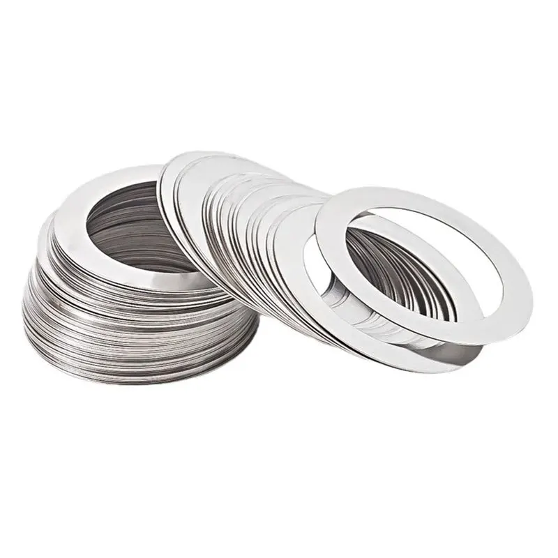 Factory Customized spring steel shim flat washer SS304 stainless steel shim ring thin shim washer