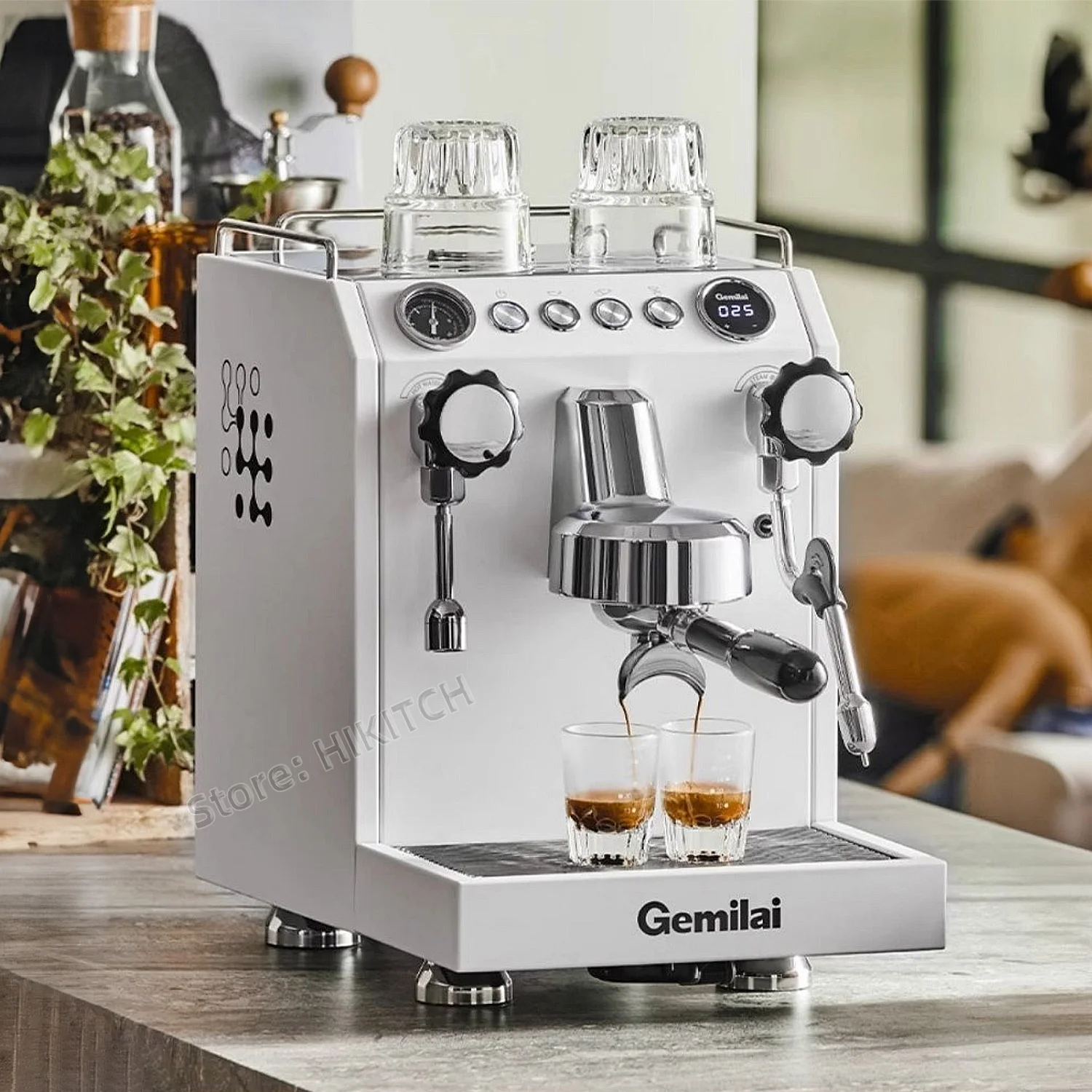 Commercial espresso coffee machine cappuccino coffee maker single Group imported water pump temperature control