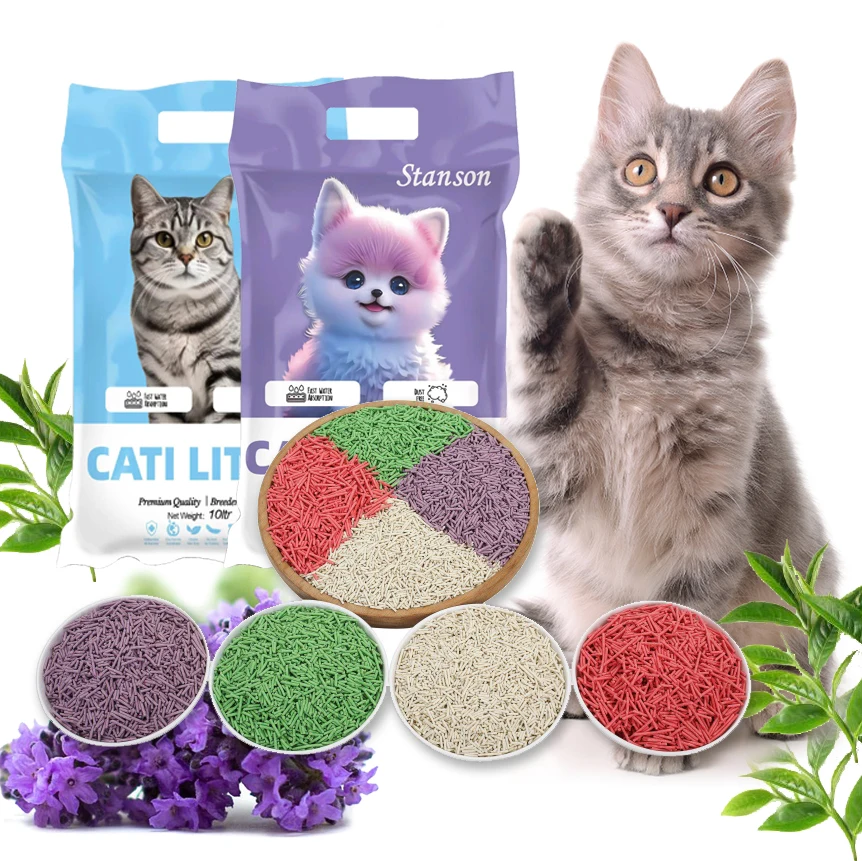 Новый тренд, 2024 напрямую от производителя, продажа с завода, экологически чистые комки, оптовая продажа, наполнитель для кошек с тофу