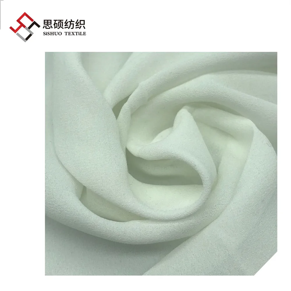 125GSM 100% recycle polyester 75D habijabi chiffon Fabric for trousers garment Swimwear Dress skirts pajamas