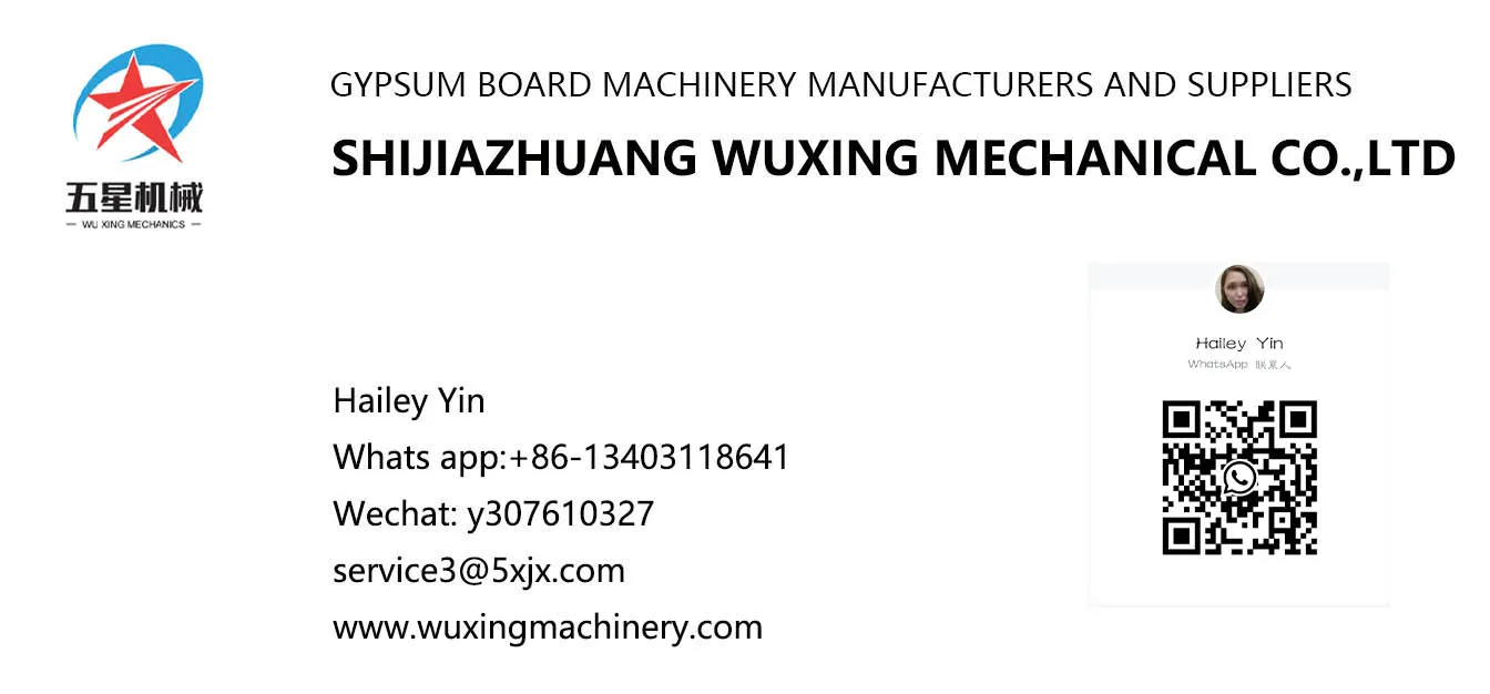Drywall Plaster Board Manufacturing Machine Gypsum Board Making Construction Material Machinery