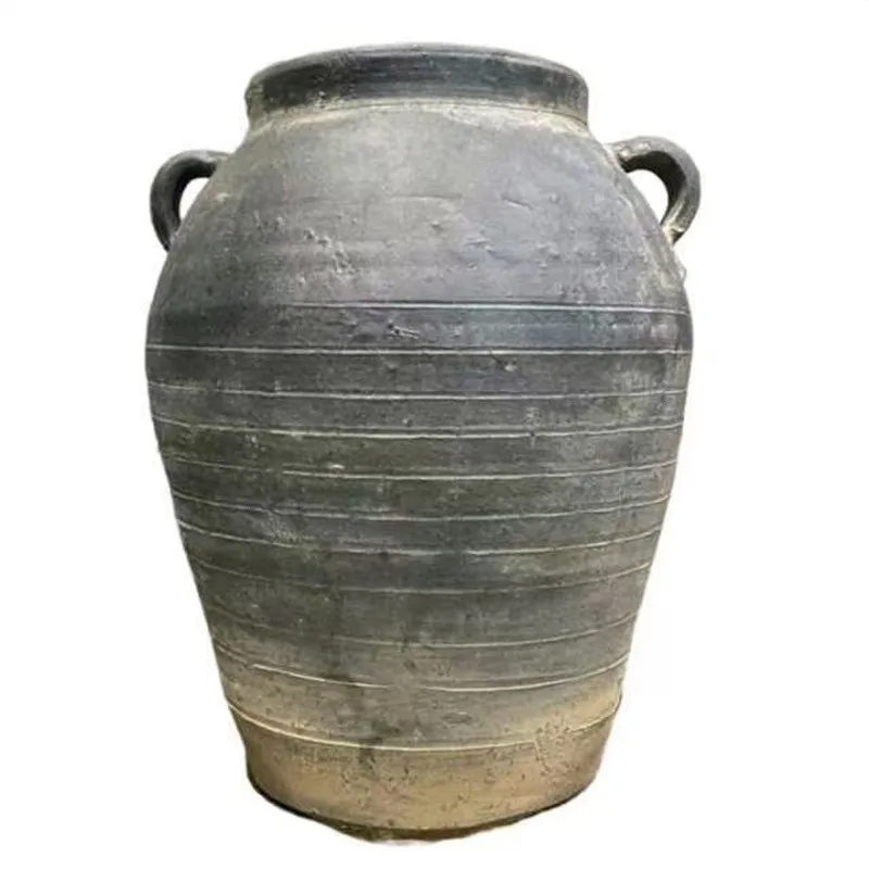 Amphora vases for flowers,Antique Deco fiberglass Big Clay Pot Planter,Retro Design vases for Hotel/ Home Decor