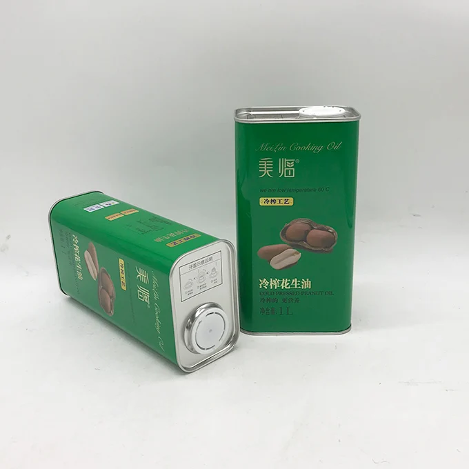 Empty Olive Oil Tin Can 500ml Popcorn Tin Wholesale