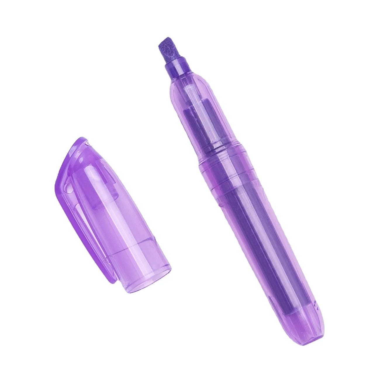 Custom Simple Plastics Marks For Key Highlighter Pen Wholesale Pastel Highlighter Pens Pen With Highlighter