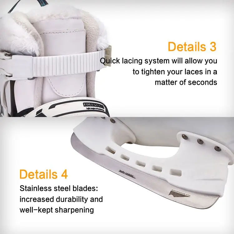 China High Quality short track professional skates adult Fibre Ice Skates shoes