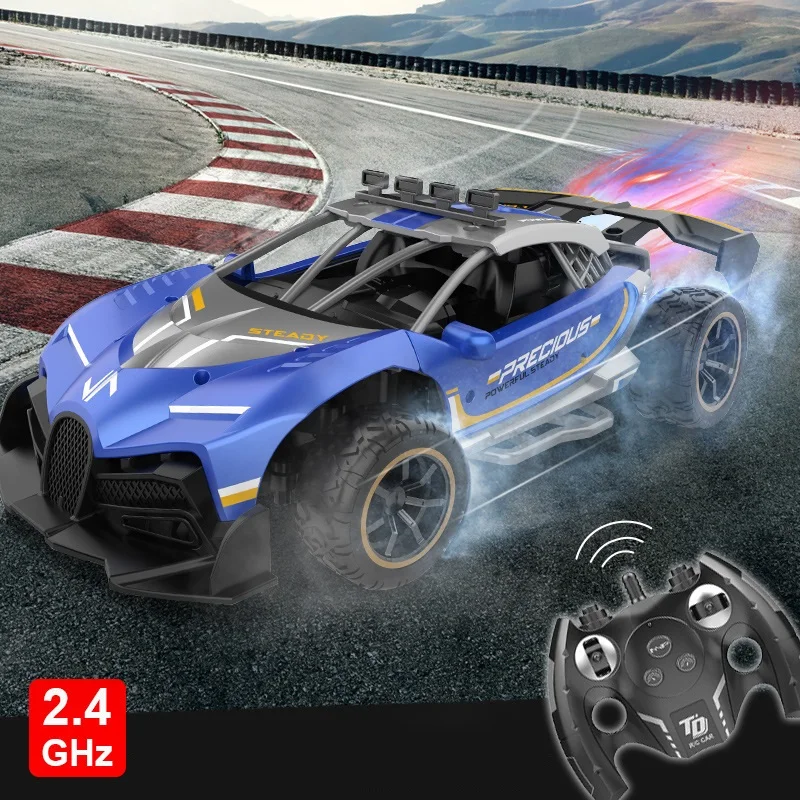 2.4g Remote Control Drifting Stunt Car Jet Spray Wireless Electric RC Toy Racing Car With Light