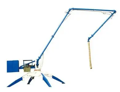 JH Brand 13m 15m 17m 18m 21m Mobile Concrete Placing Boom small mobile concrete boom pump work with concrete pump