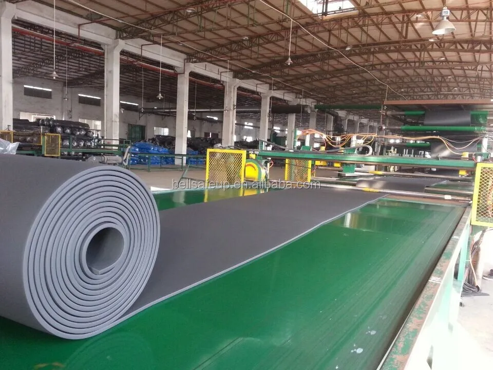 Bellsafe Customized High Density Heat Resistance Vulcanized Rubber Insulation Sheet Rubber Roll Insulation