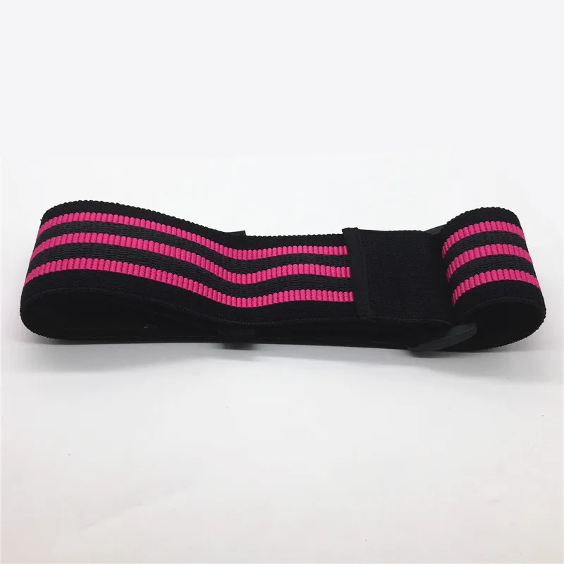 Free shipping online sale adjustable non slip pink strip hip band booty resistance band for hip and leg